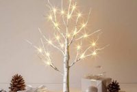 Birch tree christmas decor