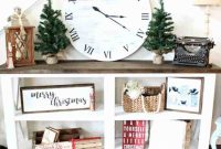 Christmas decor for console table