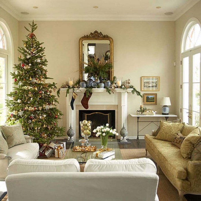 Christmas decor living room ideas