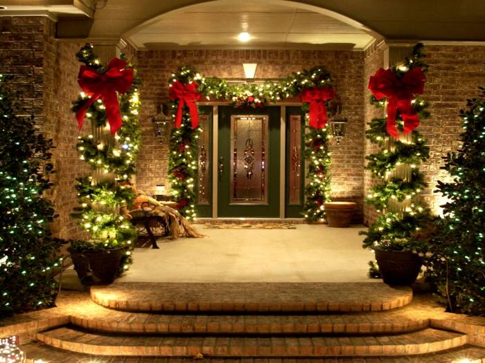 Classy christmas decor outdoor