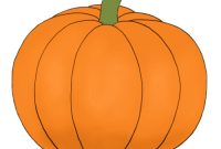 A easy pumpkin drawing