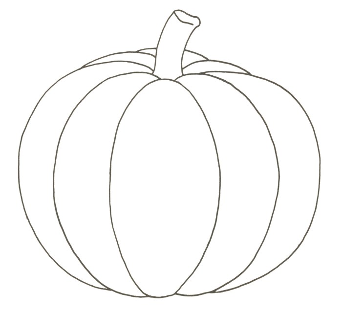 A easy pumpkin drawing