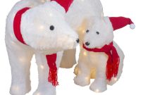 Polar bear decor for christmas