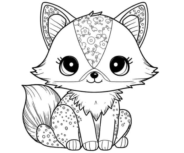 Blank coloring pages of animals