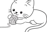 Free coloring pages of anime cats