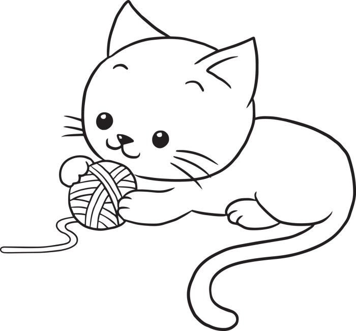 Free coloring pages of anime cats