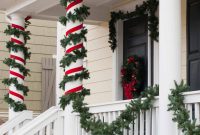 Christmas decor for columns