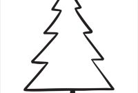 Easy christmas tree drawing