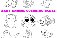 Printable cute animals coloring pages