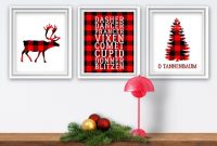 Buffalo plaid christmas decor