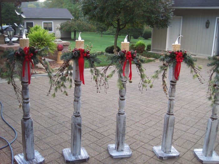 Outdoor yard christmas decor