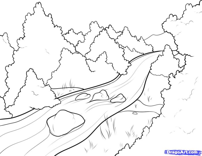 Drawing of ohio river valley easy