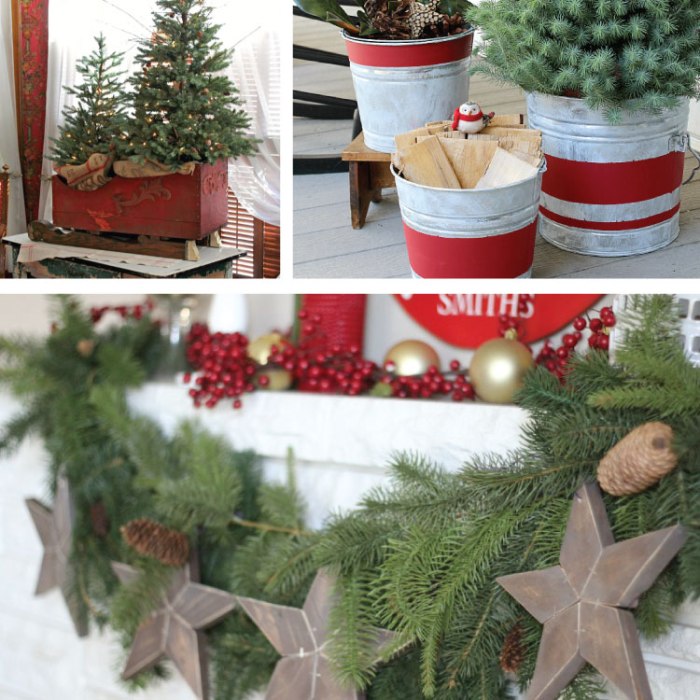 Rustic christmas decor ideas