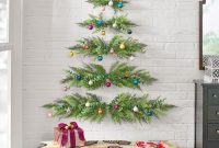 Christmas tree on the wall decor